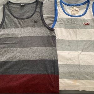 Men’s tanks/sleeveless tee’s (2)